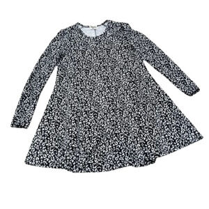 Show Me Your Mumu Black and White animal print long sleeve Dress size M